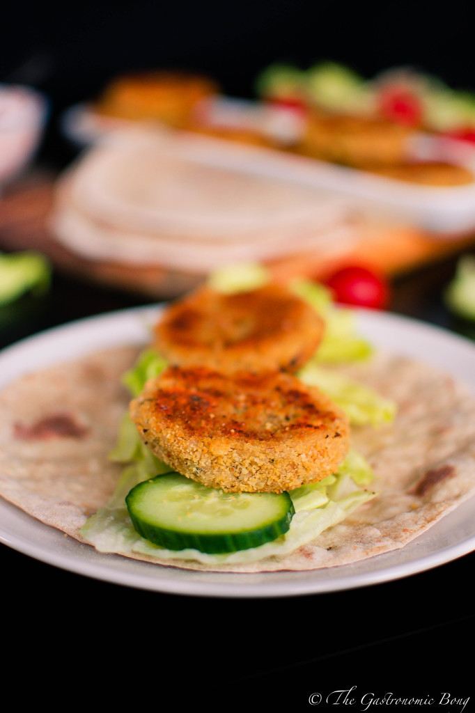 Sweet Chilli Crispy Chickpea Patty Wrap4