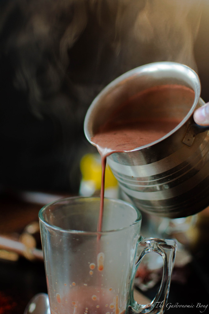 Spiced Mexican Hot Chocolate With Nutella Sauce