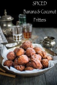 Spiced Banana and Coconut Fritters